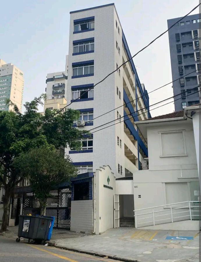 Kitnet em Frente a Praia Santos (Sao Paulo) Exterior foto